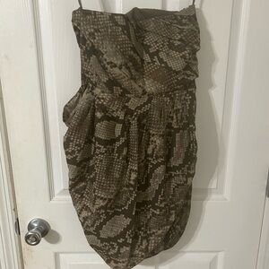 Michael Kors Snakeskin Print Dress
